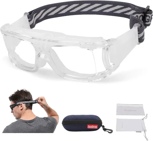 Miniatura 9 de SooGree Gafas deportivas para hombre, gafas protectoras antivaho para baloncesto
