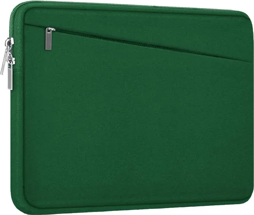 Miniatura 11 de Funda para laptop de 15.6 pulgadas, bolsa protectora para computadora con bolsillo frontal, maletín delgado para 15-16 pulgadas HP, Dell, Lenovo