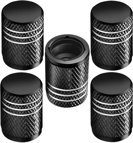 Tapones de vástago de válvula de neumático para automóvil, paquete de 5 unidades, resistentes a la corrosión, a prueba de fugas, aleación premium,