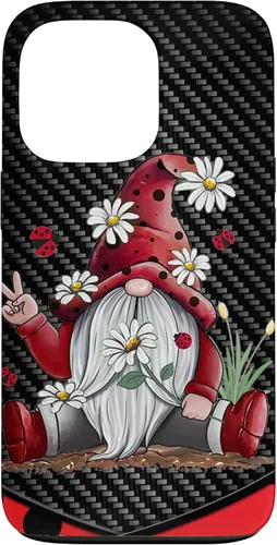 Miniatura 10 de Red Gnome Hippie Daisy Flowers Gnome Ladybugs - Christmas Case for iPhone 17