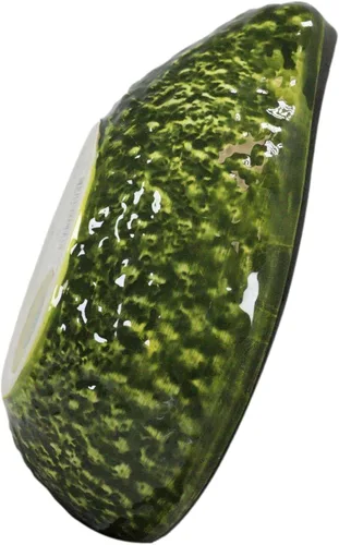 Miniatura 3 de Ebros - Cuenco pequeño de aguacate con media división, 7 pulgadas de largo para salsa, aperitivos, decoración del hogar, decoración de comida