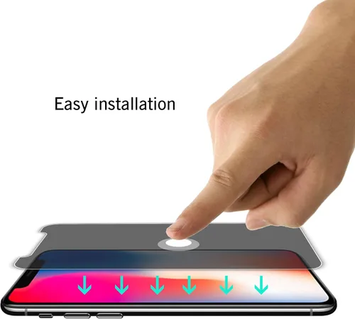 Miniatura 5 de Ailun Protector de pantalla de privacidad para iPhone 11 Pro/iPhone Xs/iPhone X [5.8 pulgadas], paquete de 2 fundas antiespía y protección privada
