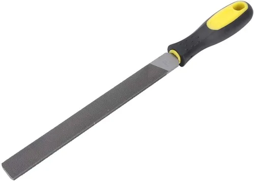 Miniatura 4 de Lima plana de metal de 8 pulgadas con asa, herramienta profesional de acero de alto carbono para afilar, dar forma y desbarbar metal, madera