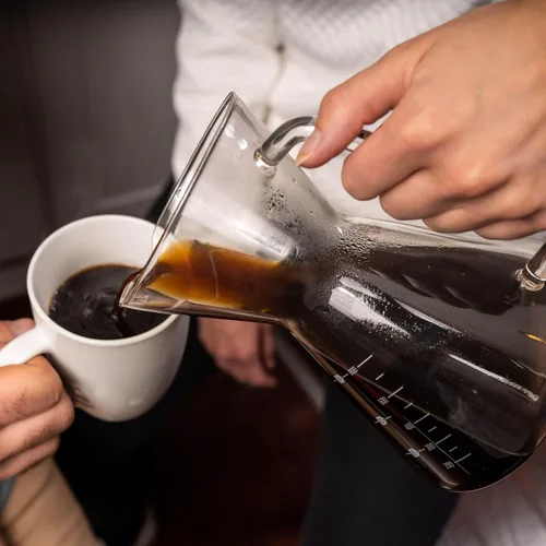 Miniatura 6 de London Sip - Cafetera de vidrio para verter sobre café con filtro de acero inoxidable reutilizable, mango ergonómico y boquilla fácil de verter, 4