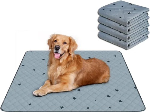 Miniatura 11 de RIOUSSI Almohadillas lavables para orina de perros, reutilizables, absorbentes, a prueba de fugas, antideslizantes, para entrenamiento de orinal