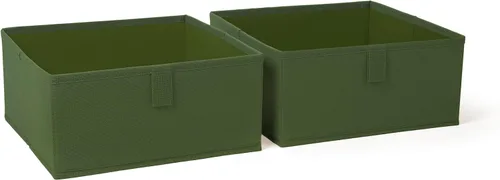 Miniatura 34 de RiverRidge Cajones de almacenamiento plegables con asas Organizador de almacenamiento Aqua Cube para armario, dormitorio y sala de juegos - Juego