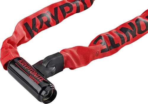 Miniatura 2 de Kryptonite Keeper 785 Cerradura de cadena para bicicleta, 2.8 pies de largo, cerradura de cadena para bicicleta antirrobo resistente con llaves