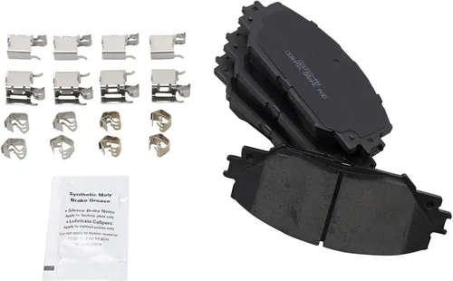 Miniatura 7 de TRQ Kit de pastillas de freno delanteras y traseras y rotores Kit de productos químicos de freno, pastillas de freno Rotor de freno Cerámica Premium