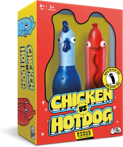 Big Potato Chicken vs Hotdog: El juego de fiesta caótico definitivo | Juego de volteo para familias | Gran juego de patio y al aire libre |