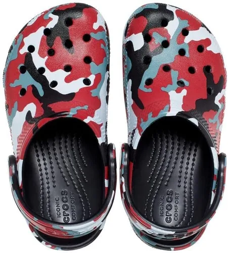 Miniatura 6 de Crocs Zuecos unisex de camuflaje clásicos para niños