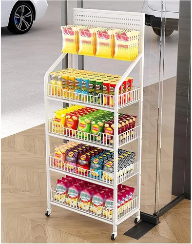Miniatura 8 de Shelves Commercial Supermarket Shelf ,Retail Snack Rack Display Stand, Convenience Store/Pharmacy Floorstanding Display Stand For Snack Beverage