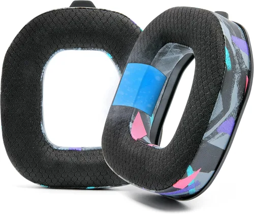 WC Freeze A40 - Almohadillas de gel de enfriamiento de tela híbrida de repuesto para Astro A40 TR solamente, fabricadas por Wicked Cushions, Negro