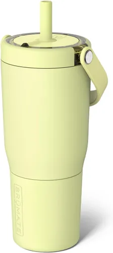 Miniatura 42 de BrüMate Resa - Vaso de viaje 100% a prueba de fugas de 25 onzas con asa y pajilla, popote SoftSip flexible, funda de silicona para mayor