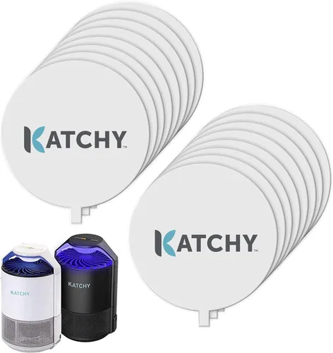 Miniatura 9 de Katchy Recambios de Tablero de Pegamento Original y Medianoche (Paquete de 8) - Recambios de Tablero de Pegamento para Trampa de Insectos