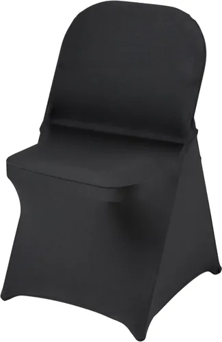 Miniatura 167 de VEVOR 150 fundas blancas para sillas de poliéster y elastano, fundas elásticas para bodas, fiestas, comedor, banquetes, sin pinzas, 150