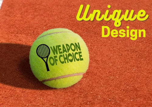 Miniatura 3 de Regalos de tenis, pelota de tenis personalizada, juego de 3 pelotas de tenis únicas con paquete de regalo, perfecto para compañeros de equipo de Men