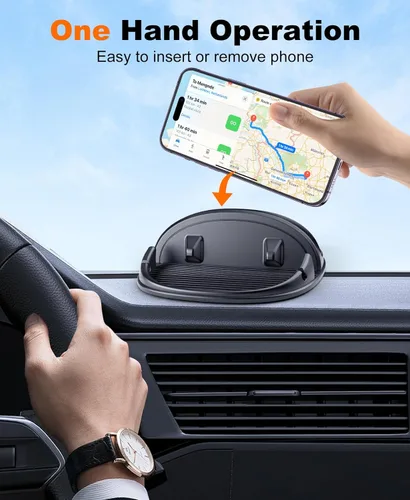 Miniatura 4 de Beeasy Soporte de Teléfono para Coche, Soporte de Teléfono para Salpicadero para Coche Almohadilla Antideslizante de Silicona para Coche Soporte