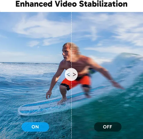 Miniatura 4 de AKASO Brave 7 LE 4K30fps Cámara de acción con 64 GB MicroSDXC U3 Tarjeta de Memoria Kit de Accesorios Paquete Ultra HD 131FT Cámara impermeable EIS