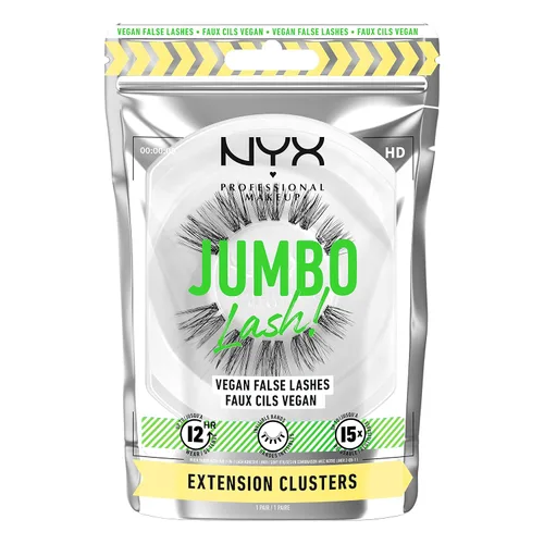Miniatura 13 de NYX PROFESSIONAL MAKEUP Jumbo Lash! Kit de pestañas postizas veganas con adhesivo delineador de ojos 2 en 1, hasta 12 horas de uso, pestañas Kit
