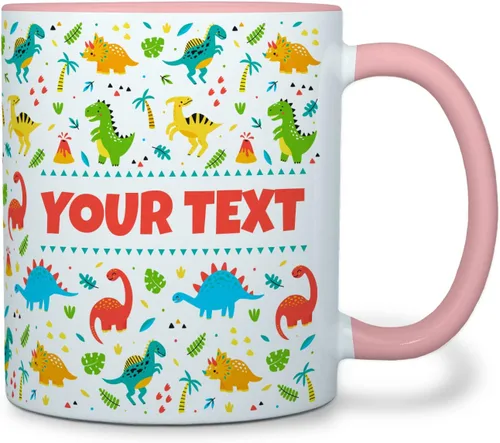 Miniatura 10 de Taza personalizada para niños – Mariposas – Nombre/texto personalizado, chocolate caliente de cerámica, cacao/taza de café para niñas, regalo