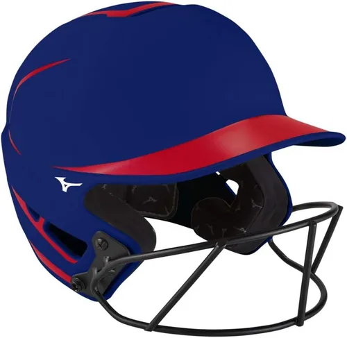 Miniatura 6 de Mizuno Casco de bateo de sóftbol F6 Fastpitch para adultos con máscara