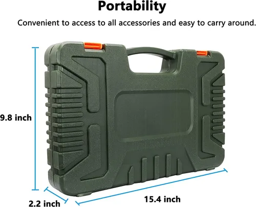 Miniatura 7 de BOOSTEADY Kit de Limpieza Universal de Armas Kit de Limpieza de Escopeta y Pistola con Estuche de Transporte Organizado y Ligero Suministros