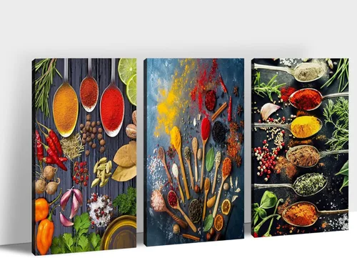 Miniatura 26 de Arte de pared de comedor y cocina, arte moderno para pared, cuadros para cocina y comedor, arte de pared de copas de vino tinto, arte de pared