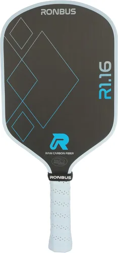 Miniatura 11 de Ronbus R1.16/R2.16/R3.16 Fibra de carbono Toray T700 en bruto, pala de pickleball con núcleo de nido de abeja de polipropileno de 16 mm R3.16W