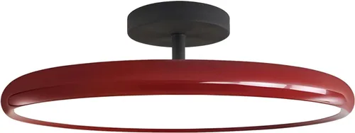 Miniatura 9 de KCO Lighting Iluminación Vintage Verde Luz de Techo Empotrada Negra Luz de Techo Semi Empotrada de Mediados de Siglo Moderno Lámpara de Techo