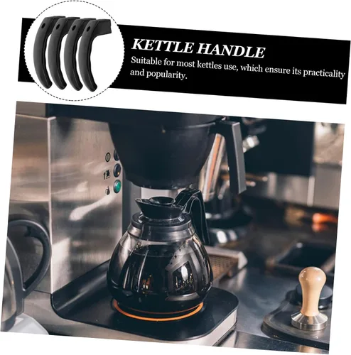 Miniatura 4 de SHOWERORO 4 piezas de mango de repuesto de baquelita para hervidor de café, mango de olla escaldada para hervidores eléctricos y utensilios