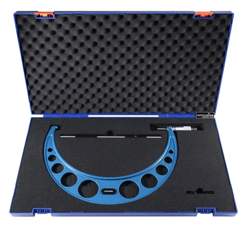 Miniatura 13 de Accusize Industrial Tools Micrómetro de exterior de ultra precisión 0 - 1 pulgada x 0.0001 pulgada, Eg00-0001 0-1", Ultra-Precision, Carbide