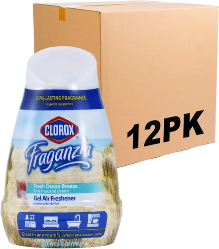 Miniatura 11 de Clorox Fraganzia Ambientador en Gel en Forma de Cono, Aroma de Orquídea Isla - Ambientador sin Enchufe, sin Batería para Habitaciones Pequeñas