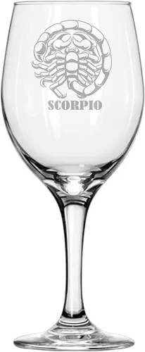 Miniatura 8 de Alankathy Mugs Signos del zodiaco 20 oz Copa de vino grande alta Tu signo de nacimiento Aries Tauro Géminis Cáncer Leo Virgo Libra Escorpio
