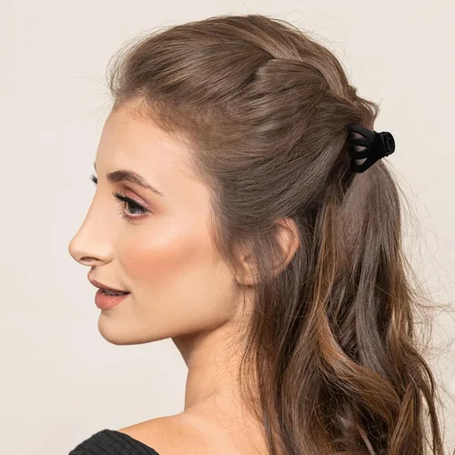Miniatura 20 de 9 pinzas para el pelo de pulpo de 1.6 in, medianas y pequeñas, pinzas para el cabello ámbar Aceessories antideslizantes, agarres fuertes