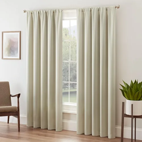 Miniatura 10 de Eclipse Cortina Sólida Thermapanel para Oscurecer la Habitación con Bolsillo para Barra, Cortina de Ventana para Dormitorio y Sala de Estar