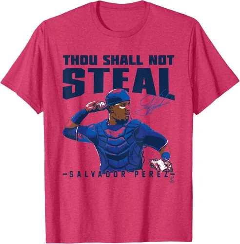 Miniatura 4 de Salvador Perez Thou Shall Not Steal - Camiseta, gris, S