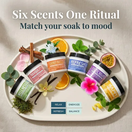 Miniatura 2 de Waters Choice - Paquete de muestra de sales de aromaterapia Spa