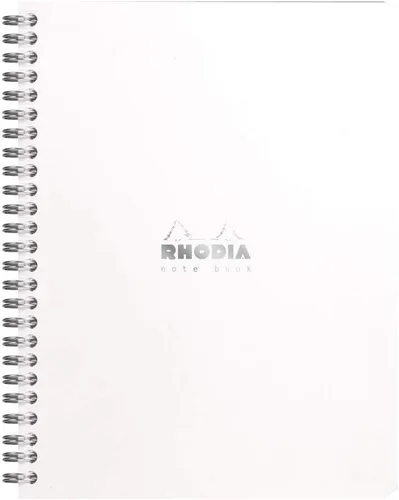 Miniatura 5 de Rhodia 193039C - Cuaderno de anillas (encuadernación completa) Negro - A4+ - Cuadrícula de puntos - 160 páginas extraíbles - Papel Clairefontaine