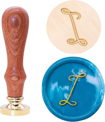 Miniatura 7 de SWANGSA Sello de cera con letra inicial del alfabeto S, elegante sello de sellado de letras para invitación de fiesta de boda, envoltura de regalo