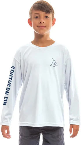 Miniatura 2 de Southern Fin Apparel Camisa de pesca juvenil para niños y niñas manga larga UV