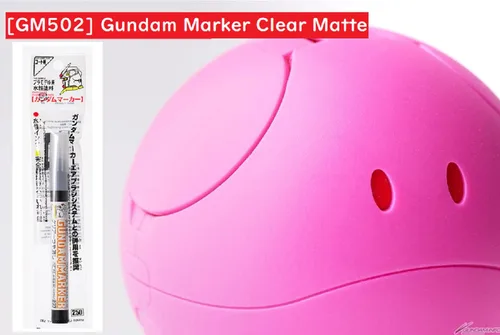 Miniatura 4 de GSI Creos Gundam Marker - Juego de 3 tipos de brillo transparente, mate transparente, plateado Gundam con adhesivo Kanji LOVE