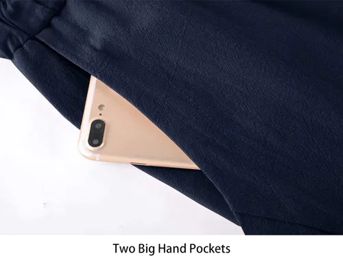Miniatura 4 de MAGCOMSEN Pantalones capri para hombre con 4 bolsillos pantalones cortos de lino holgados de pierna ancha pantalones cortos capri casuales para yoga