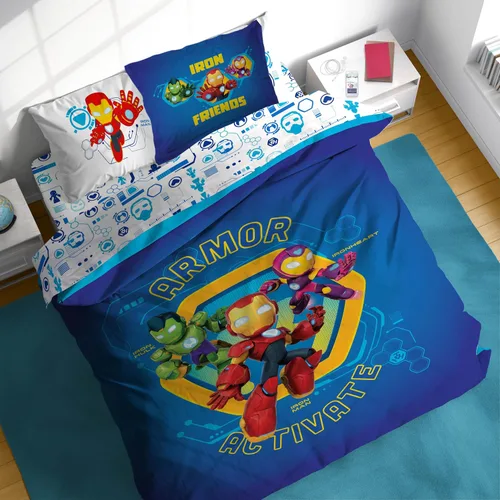 Miniatura 39 de Sunny Side Up Bluey & Friends - Juego de edredón tamaño completo, ropa de cama infantil de 7 piezas, incluye edredón, sábanas y funda de almohada
