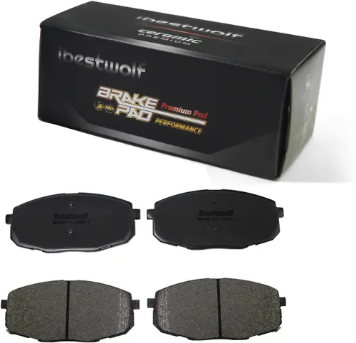 4 pastillas de freno delanteras de cerámica para Hyundai Elantra 2009-2012 para Kia Forte 2010-2013, Forte Koup para Kia Soul 2014-2016