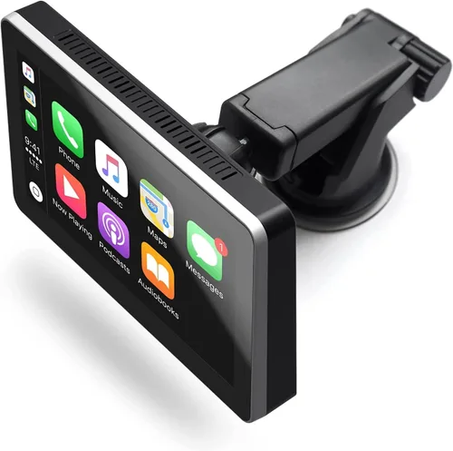 Miniatura 4 de Car and Driver INTELLIDASH PRO - Pantalla táctil IPS inalámbrica con Bluetooth, SiriusXM, Siri Assistant. Soporte para parabrisas de tablero
