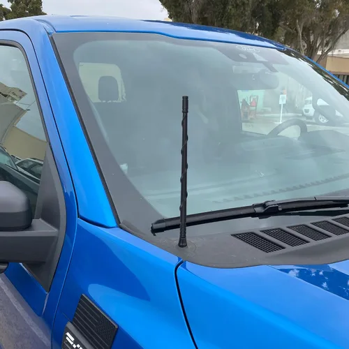 Miniatura 2 de VOFONO Antena de 13 pulgadas compatible con Ford F150 2009-2025, F-250 F-350 2017-2025, antena automotriz para camiones Ford, antena corta