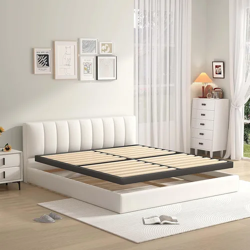 Miniatura 13 de MAF Base de somier Queen de 10 pulgadas de alto perfil para cama Queen, Base de cama tamaño Queen de 3500 lbs, Base de colchón de metal resistente