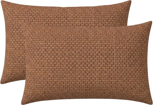Miniatura 64 de RSH DECOR: Sunbrella - Juego de 4 almohadas lumbares, 20 x 12 pulgadas, tela de rendimiento resistente al agua y a la decoloración, fundas