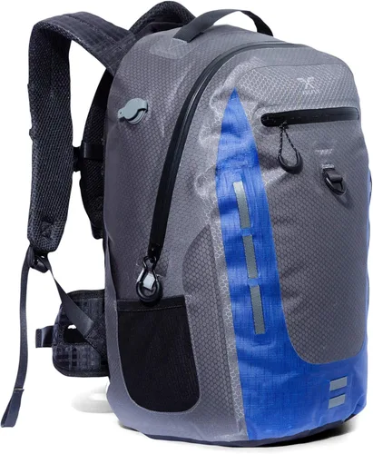 Miniatura 2 de Xelfly Submersipack - Mochila impermeable – Sumergible, inflable, flotante recubierto de TPU bolsa seca de nailon duradero con cremallera hermética