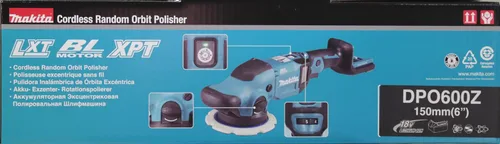 Miniatura 16 de Makita DPO600Z 18V Li-Ion LXT Pulidora de órbita aleatoria sin escobillas - Baterías y cargador no incluidos